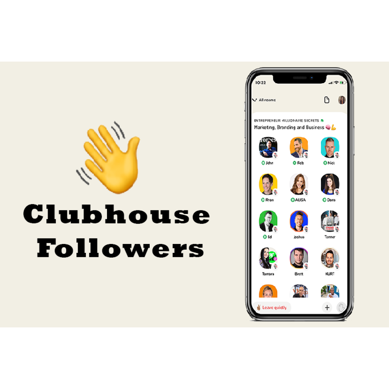 10000 Clubhouse Followers kaufen