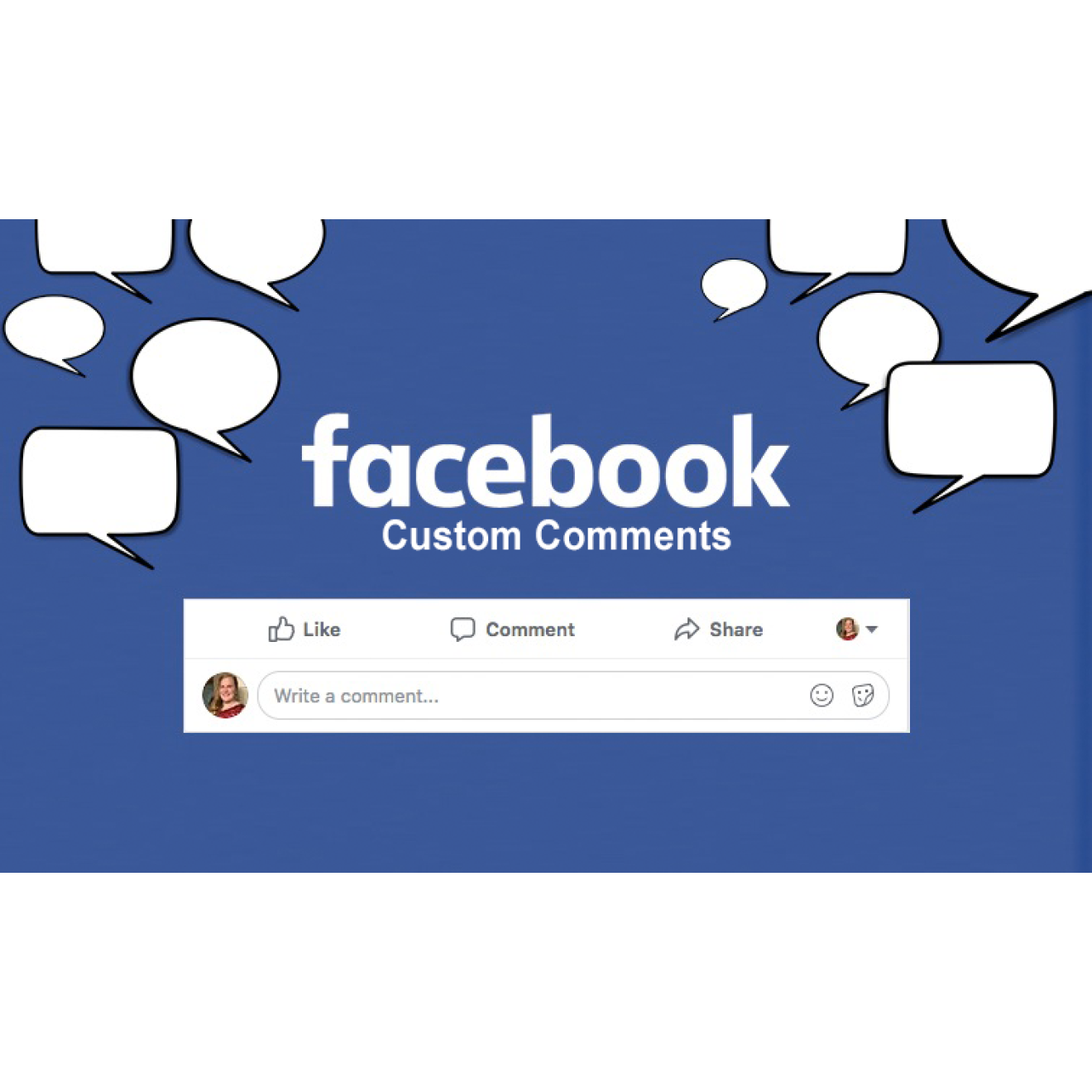 Buy 15 Facebook Custom Comments